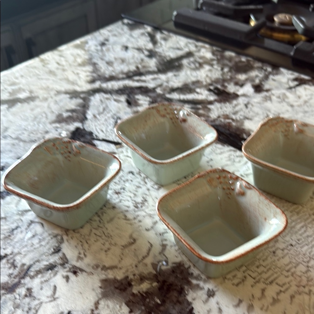 Casafina Set of Four Square Ceramic Dishes